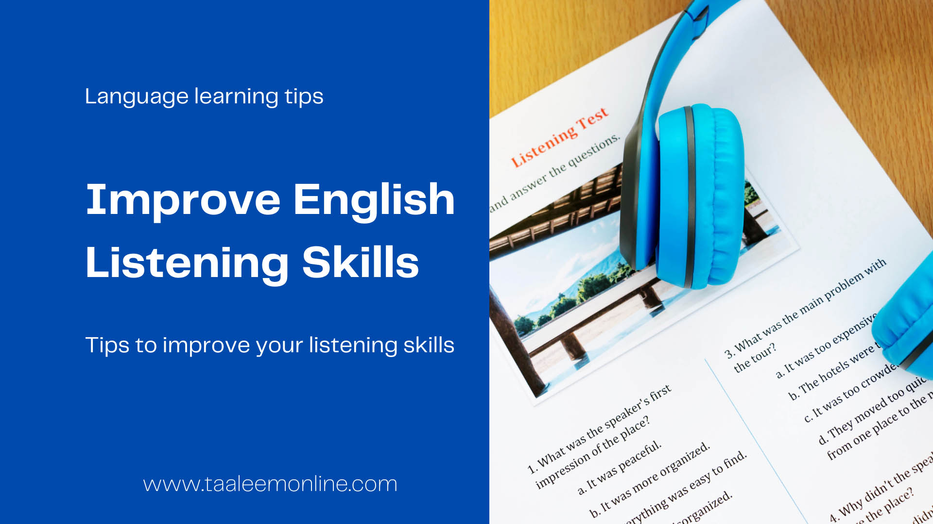 9 tips to improve your English listening skills