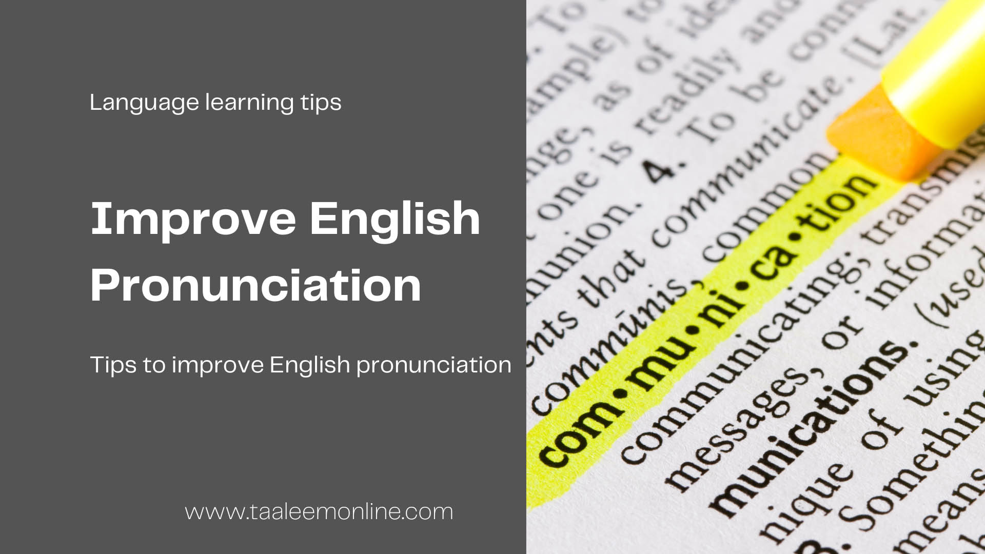 How To Improve Your English Pronunciation | 10 Tips