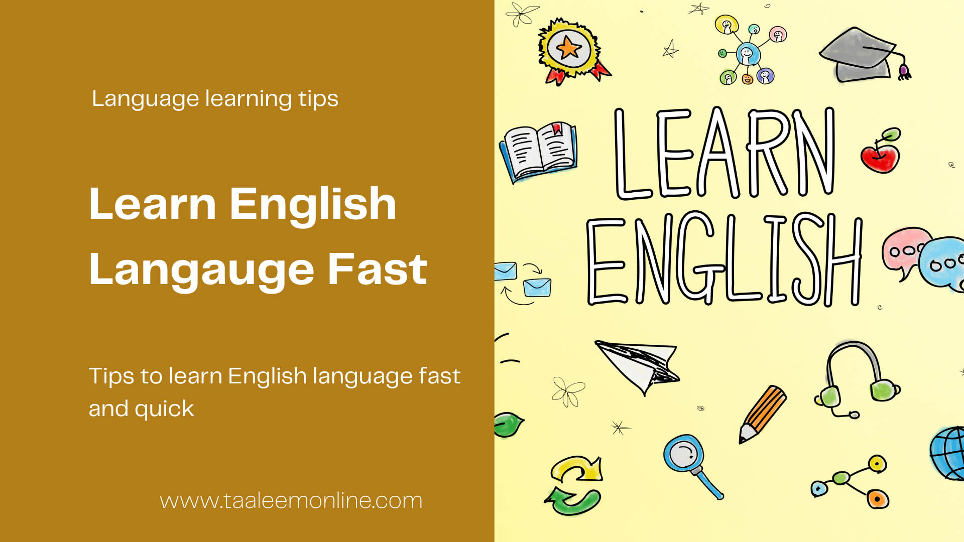 How to Learn English Fast | 9 Learning Tips - Taaleem Online